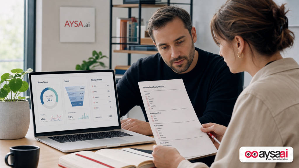 Featured image for Google’s New Merchant Center AI Visibility Insights: The Practical Playbook for Ecommerce Brands (and the New “Share of Voice” Reality)