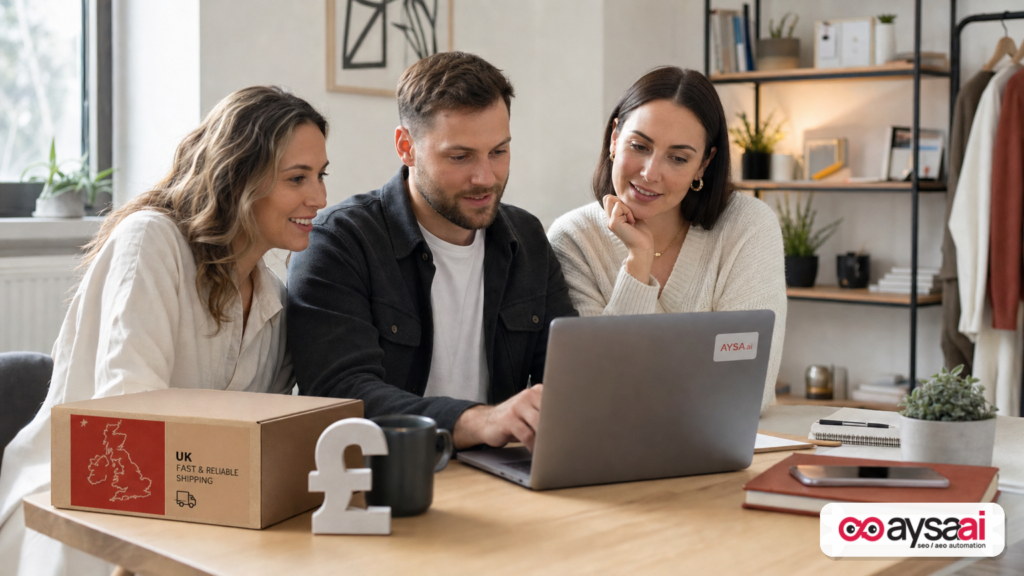 Ecommerce team reviewing localization signals like shipping and currency after a Google core update.