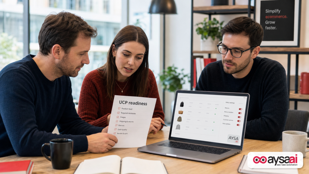 Featured image for UCP and Agentic Commerce: The New Ecommerce SEO Playbook for “Buy on My Behalf” Search