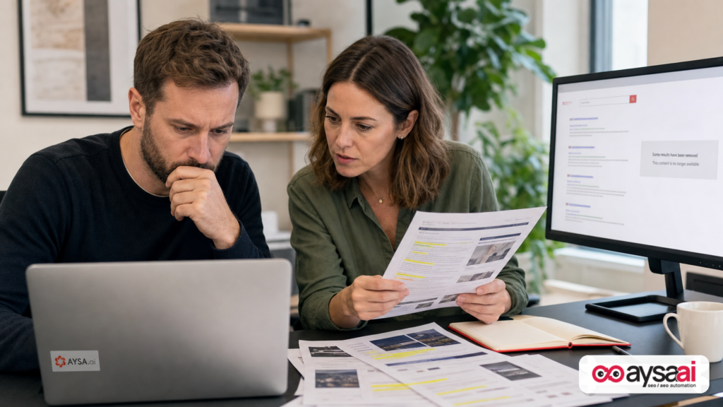 Featured image for Fake DMCA Takedowns Can Quietly Deindex Your Best Pages: A Practical Defense Plan For SMEs (And How AYSA Helps)
