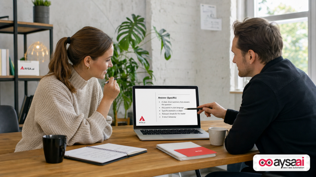 Featured image for Specificity Wins in AI Search: How to Write Content That Gets Cited (and What to Fix on Your Site)