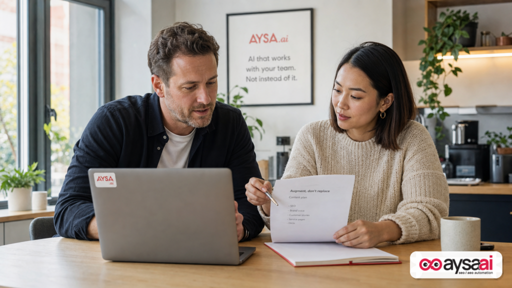 Featured image for Stop Selling “AI Replaces People”: The Trust-Centered SEO/AEO Playbook For 2026