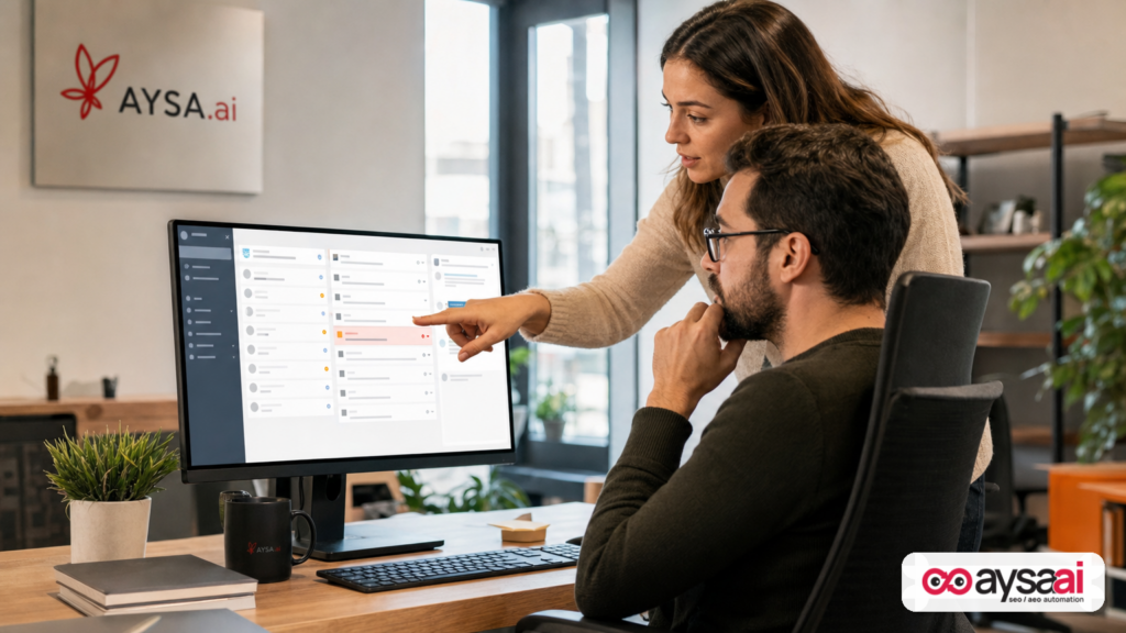 Support team reviewing active customer chat conversations with a clear human handoff workflow.