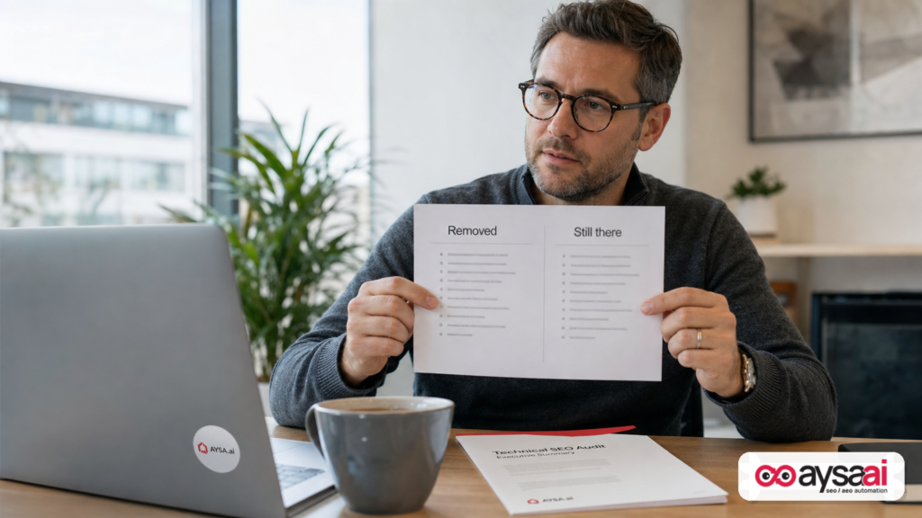 SEO specialist comparing what Google removed versus what remains in Indexing API documentation.